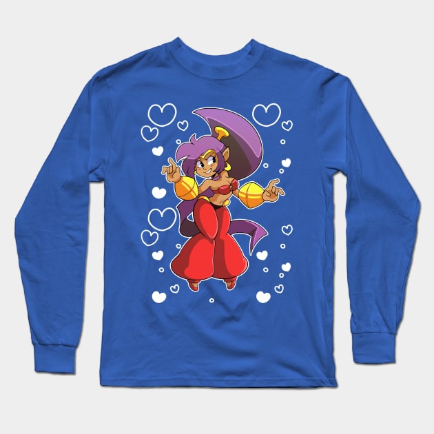 Half-Genie T-Shirt Long Sleeve T-Shirt by Paincaked